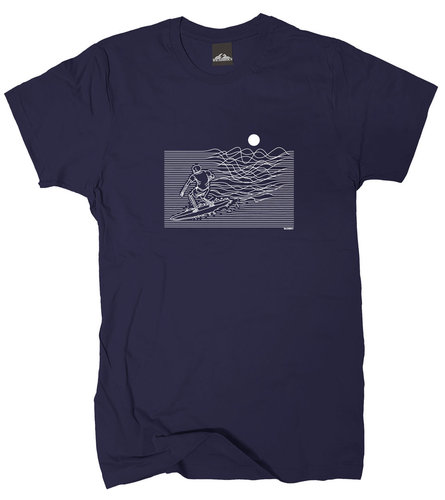 T-Shirt Surf Line vers. Farben Gr.M-XXXL