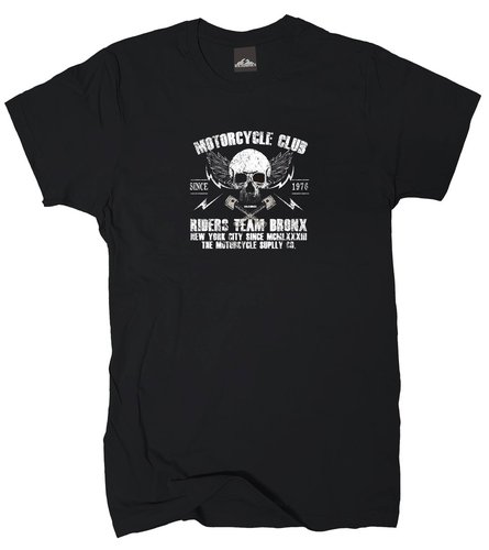 T-Shirt Motorcycle Club Bronx Skull Gr.S bis XXXXXL