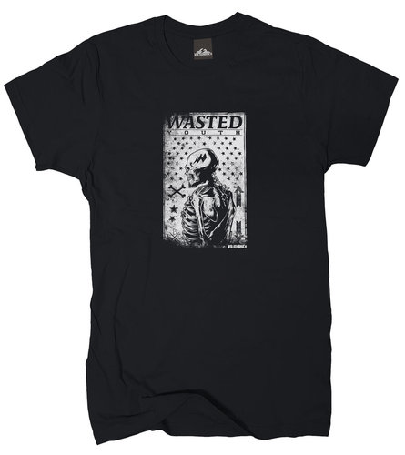 T-Shirt Totenkopf Wasted Youth Gr.S bis XXXXXL