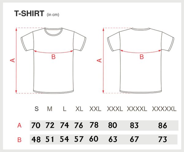 T-Shirt BOO vers. Farben Gr.S-XXXXXL
