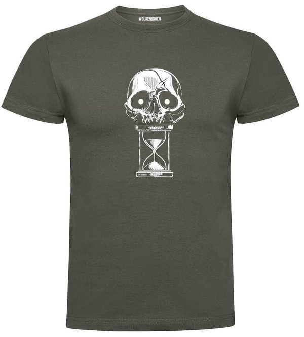 T-Shirt Sanduhr Totenkopf Skull vers. Farben Gr.M-XXXXXL
