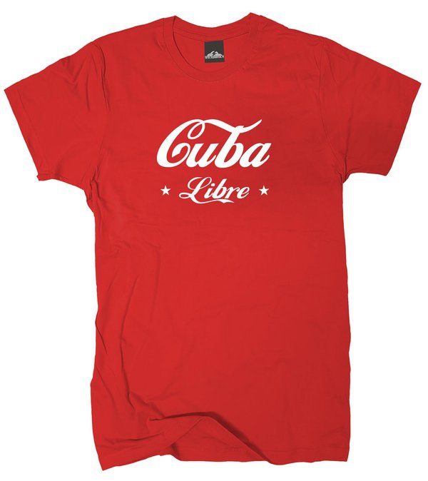 T-Shirt Cuba Libre rot Gr.S-XXXL